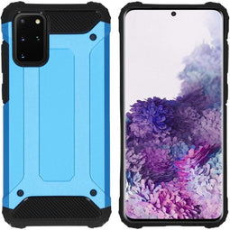 iMoshion Hoesje Geschikt voor Samsung Galaxy S20 Plus Hoesje - iMoshion Rugged Xtreme Backcover - Lichtblauw