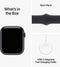 Apple Watch Series 9 - Smartwatch - GPS - 45mm Aluminium Sportbandje S/M Zwart (Zwart)