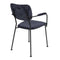 Zuiver Benson Armstoel - Blauw - Set van 2