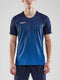 Craft Pro Control Stripe Shirt - Korte Mouw - Ademend en Ergonomisch - Marine / Royal