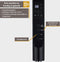TZS First Austria 5553-4 - Staande Ventilator - 3 standen 135 cm - Zwart