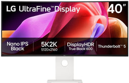 LG 40U990A - 40" Thunderbolt™ 5 Monitor - 5K2K Resolutie - Wit Zwart