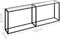 vidaXL - Wandtafel - 220x35x75,5 - cm - gehard - glas - transparant