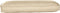 vidaXL - Ligbedkussen - voor - Zitting/Rugleuning - Beige - 120x50x12 - cm - Oxford - Stof