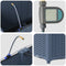 vidaXL - Tuinplantbakken - met - Waterirrigatiesysteem - - - 4 - stuks - - - Grijs