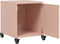 vidaXL - Nachtkastje - 36x38,5x43,5 - cm - staal - roze