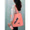 Milan - Stoffen tas - 38 x 36 x 6,5 cm - Roze