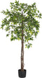 Mica Decorations Ficus Kunstplant in Bloempot - H150 x Ø50 cm - Groen