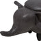 ELEPHANT - Hocker - Donkergrijs - Kunstleer