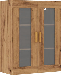 vidaXL - Hangkast - 69,5x34x90 - cm - artisanaal - eikenkleurig