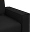 vidaXL - Loveseat - Bank - Zwart - 120 - cm - Kunstleer