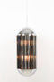 Light & Living Grayson Hanglamp - Smoke/Chroom - 6L