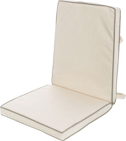 Stoelkussen Crème 90 x 40 x 4 cm