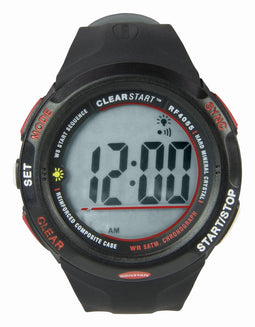 RF4055A Clear StartT zeilhorloge 50 mm, zwart