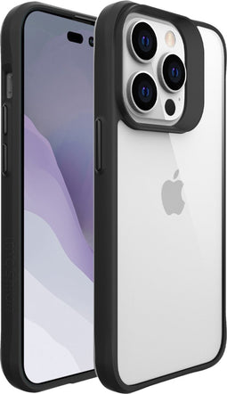 iMoshion Hoesje Geschikt voor iPhone 14 Pro Max Hoesje - iMoshion Rugged Hybrid Case - Zwart / Transparant