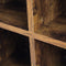Lp platen opbergkast - opbergen lp vinyl platen - boekenkast - bruin