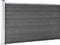 vidaXL - Schuttingpaneel - 175x105 - cm - HKC - zwart