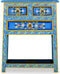 vidaXL - Dressoir - met - lades - handgeschilderd - massief - mangohout - turquoise
