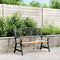 vidaXL - Tuinbank - 120 - cm - hout