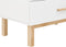 Bopita Lotte commode met 3 laden - Wit/Naturel