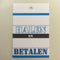 Klika - Hangetiket 35x70 mm .. halen .. b 250st - 20 stuks