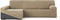 Hoes voor chaise longue met lange armleuning links Eysa JAZ Beige 180 x 120 x 360 cm