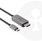 Club 3D - USB Gen2 Type-C naar HDMI - 4K120Hz 8K60Hz HDR10 met DSC1.2 Actieve Kabel M/M 3m Zwart