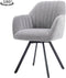 Tower living Bruno swivel armchair - fabric Nature 452 Blue grey