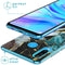 iMoshion Hoesje Geschikt voor Huawei P30 Lite Hoesje Siliconen - iMoshion Design hoesje - Zwart / Meerkleurig / Blauw / Shattered Blue Marble