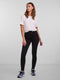 PIECES PCHIGHFIVE FLEX - Dames Jeans - Stretch - Zwart (M)