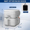 SereneLife Draagbaar Toilet, 20 Liter portabletoilet met CHH Pomp & Niveau Indicator, 100-120 Spoelingen