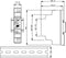 Mean Well HDR-15-15 - DIN-rail netvoeding 15 V/DC 1 A 15 W - Beschermingsklasse II