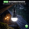 Travelhawk Campinglamp - 4 Stuks - LED - Waterbestendig - Zwart (4 stuks)