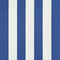 vidaXL - Luifel - uittrekbaar - 150x150 - cm - blauw - en - wit