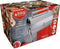 BBQ Collection draagbare houtskoolbarbecue - uitklapbaar - 42x29,5x37cm - zilver