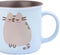 Pusheen - Keramische Mok 380ml - Vaatwasmachinebestendig - Blauw / Bruin