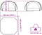 vidaXL - Partytent - waterdicht - groen