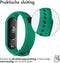 iMoshion Bandje Geschikt voor Xiaomi Mi Band 7 - iMoshion Siliconen band inkliksysteem ronde sluiting - Donkergroen