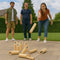 Eddy Toys Houten Pinspel 13-delig - Buitenspel voor Kinderen en Volwassenen - Tradionele Finse