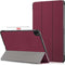 3-Vouw sleepcover hoes - Geschikt voor iPad Pro 11 inch (2018/2020/2021) - Bordeaux Rood