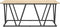 vidaXL - Salontafel - in - Sonoma - Eik - 100x50x40 - cm - - - Gemaakt - van - Engineered - Wood - en - Metaal