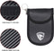 RFID Autosleutel Anti-diefstal Beschermhoes voor Keyless Entry Go Auto's - Dubbele laag RFID Carbon look - Zwart - Auto Sleutel Accessoires gadgets - Kado Cadeau man - vrouw