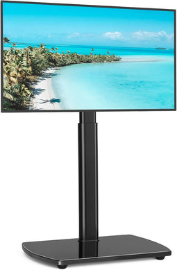 RFIVER TV Vloerstandaard - Hoge TV Standaard - Draaibaar en Verstelbaar - Voor TV's 32-65 inch