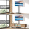 RFIVER TV Vloerstandaard - Hoge TV Standaard - Draaibaar en Verstelbaar - Voor TV's 32-65 inch