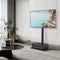 RFIVER TV Vloerstandaard - Hoge TV Standaard - Draaibaar en Verstelbaar - Voor TV's 32-65 inch