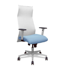 Bureaustoel Piqueras y Crespo 54BR65G Wit Hemelsblauw