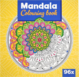 Mandala Kleurboek Geel - Mandala Kleurboek voor Volwassenen - Kleuren voor Volwassenen - Tekenen voor Volwassenen - Creatief Volwassenen - 48 Pagina's - 18x18cm