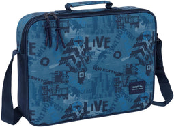 Safta New edition - Schoolrugzak - 38 x 28 x 6 cm - Marineblauw
