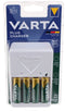 Varta Plug Charger - incl. 4 x AA 2600mAh - Oplaadbaar (4 stuks)