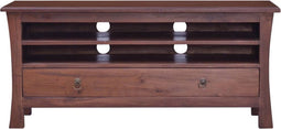 vidaXL - Tv-meubel - 100x30x45 - cm - massief - mahoniehout - klassiek - bruin